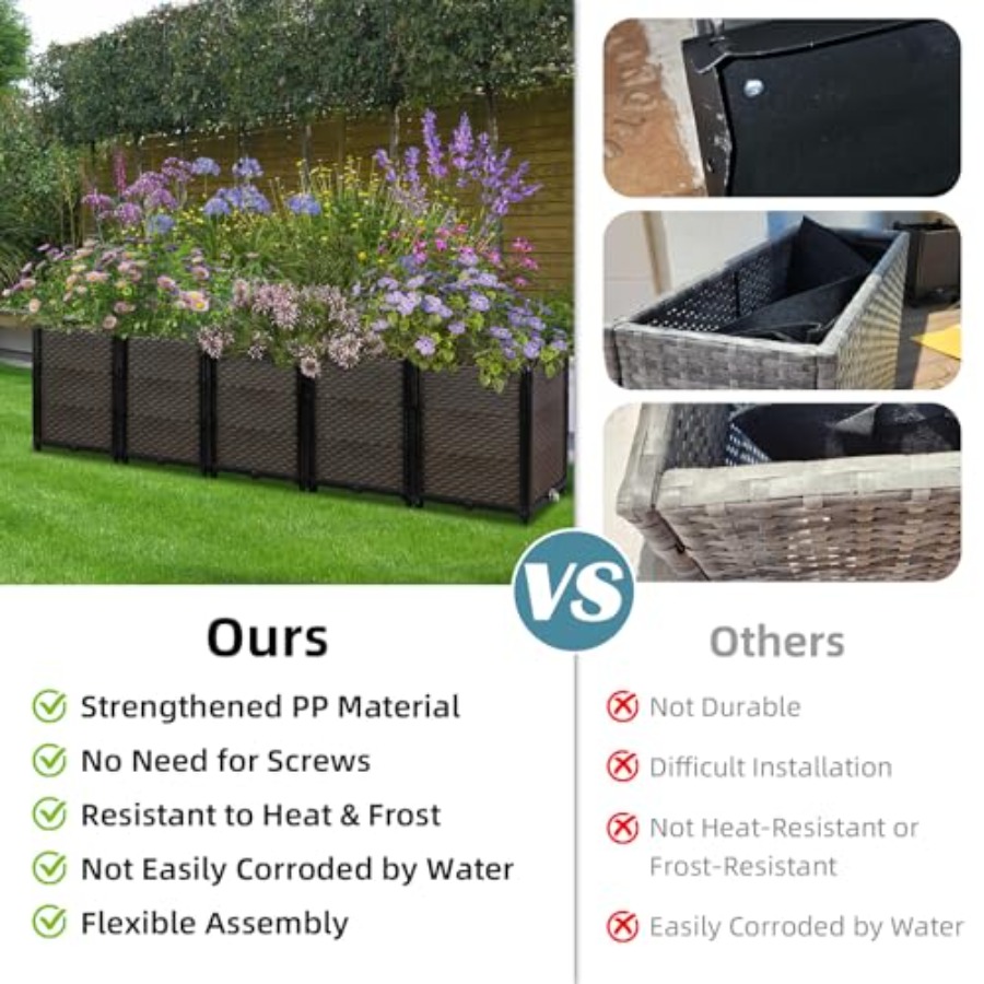 Samonawadniający się podwyższo – Self-Watering Planter recenzja i cena
