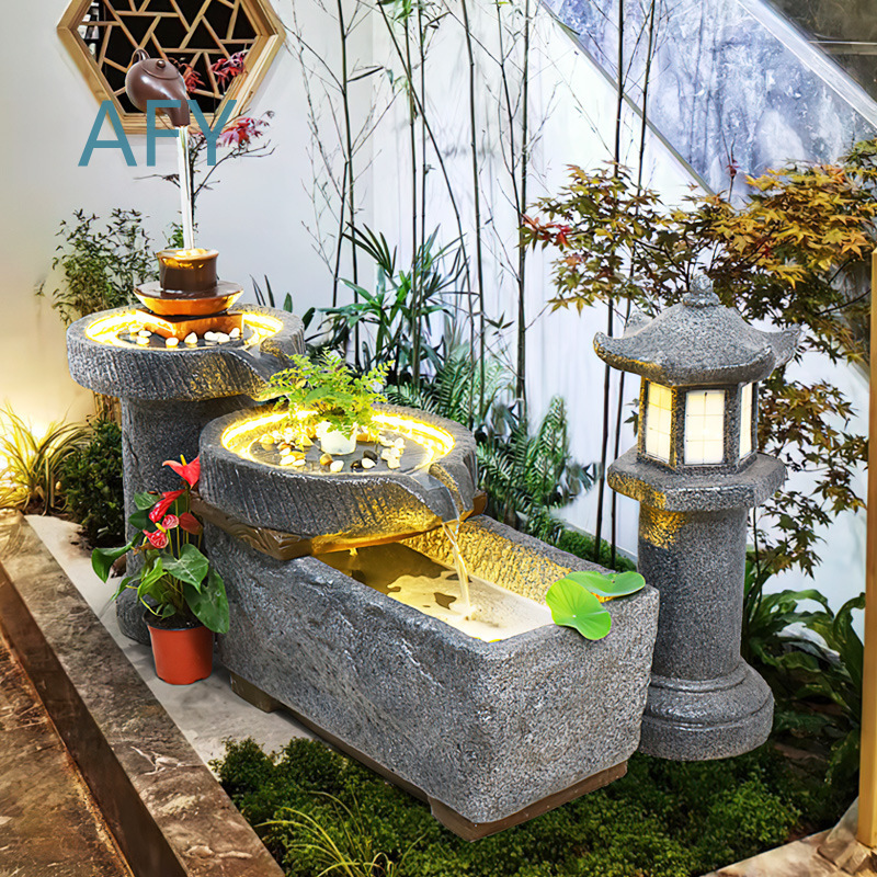 Fontanna wodna w stylu japońsk – Gardening Hand Tools Japanese recenzja i cena